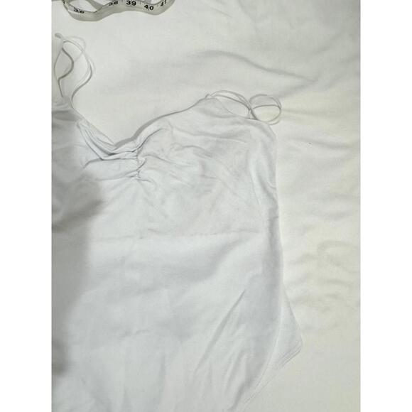 NWT Princess Polly Bekks White Stretchy Sleeveless Bodysuit- Size 8 - Picture 4 of 8